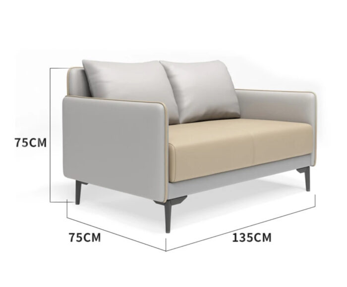 Compact Creme Sofa Set