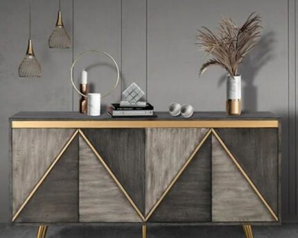 Lux Black Console Table