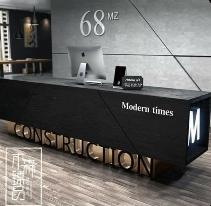 Industrial Chic Reception Desk